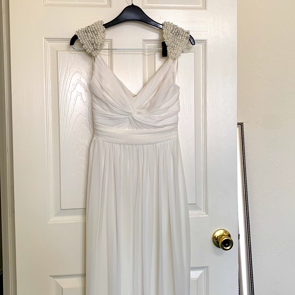 Formal Dress w/ Pearl embellishment - homecoming / prom / banquet / wedding